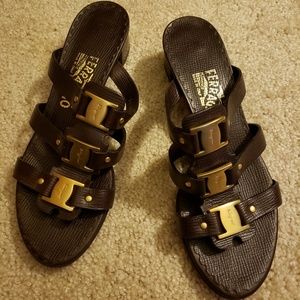 Salvatore Ferragamo EUC gladiator sandals